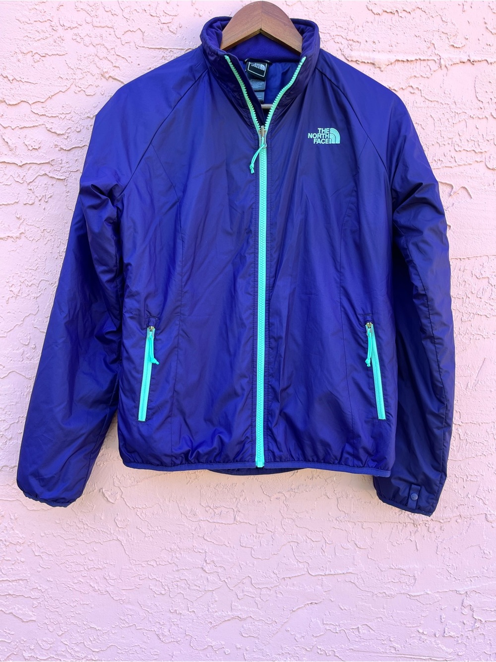 The North Face Purple Full Zip Jacket Purple Size Small